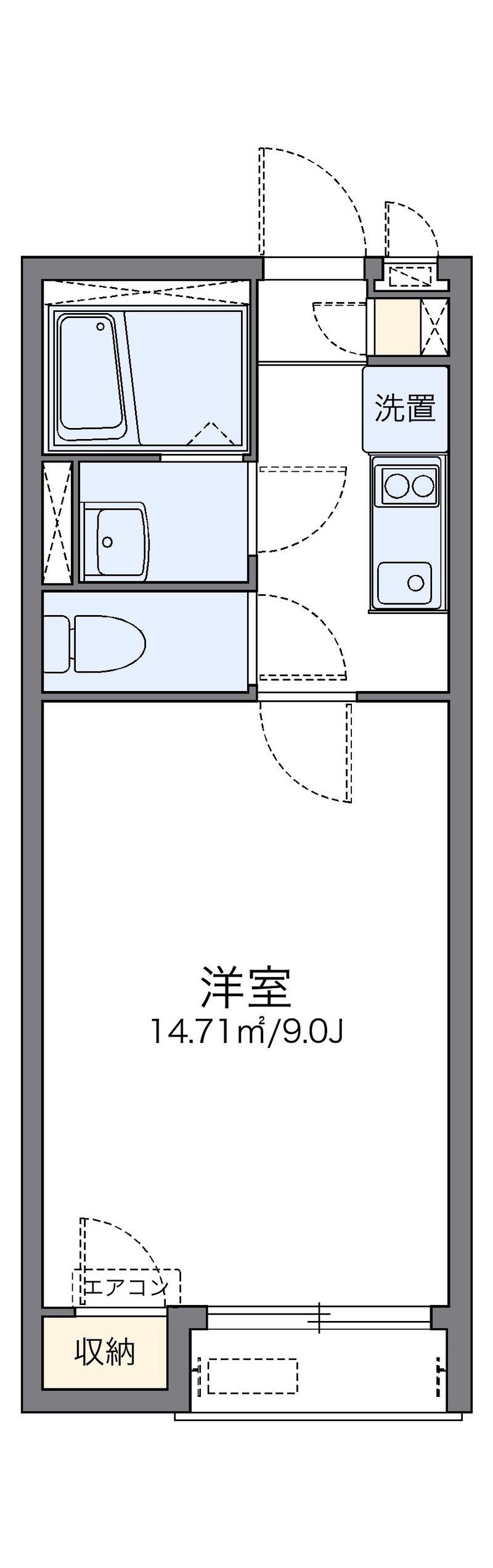 レオネクストななみ福知山 間取図