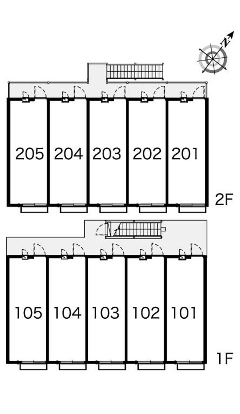 レオパレスＥａｒｌｙＰｌａｎｔ 間取配置図