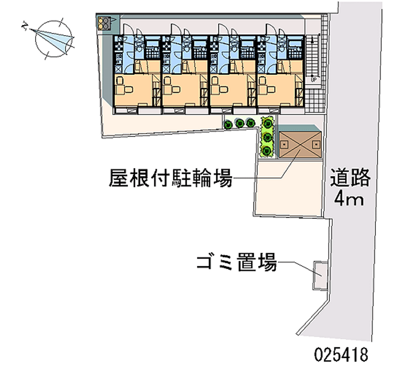 レオパレスドミール 区画図