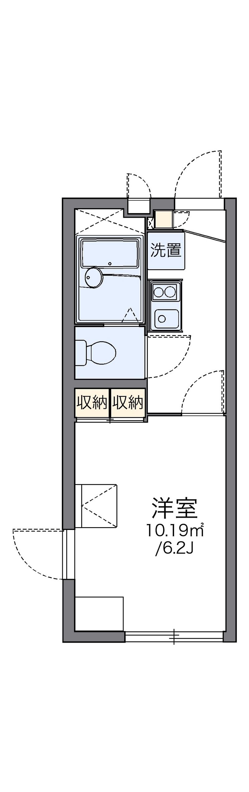 レオパレス福住 間取り