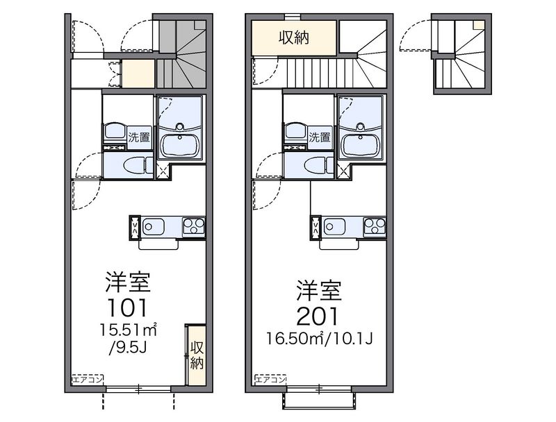 レオネクスト段々 間取図