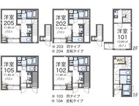 クレイノベル　アンジュ 間取り図