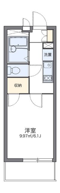 レオパレスケー　ファイブ 間取図