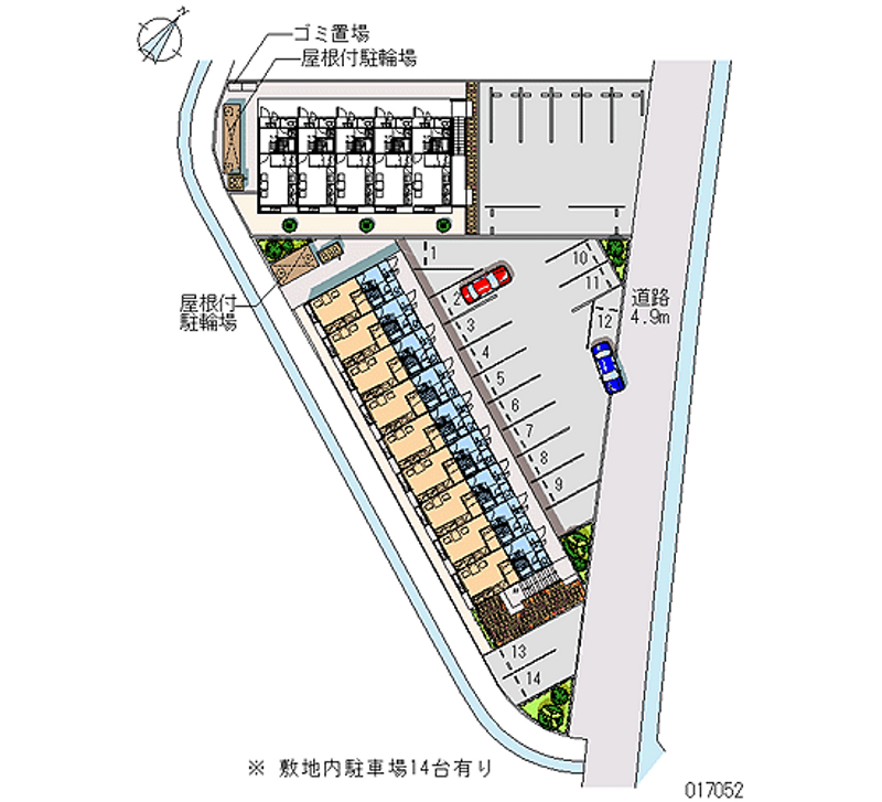 17052月租停车场