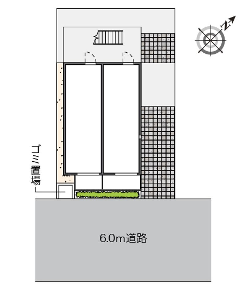 レオネクストチァフル　上野毛 配置図