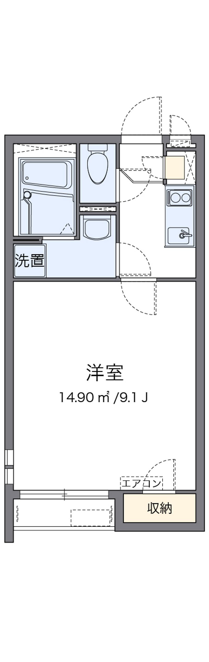 クレイノラリベラ 間取図