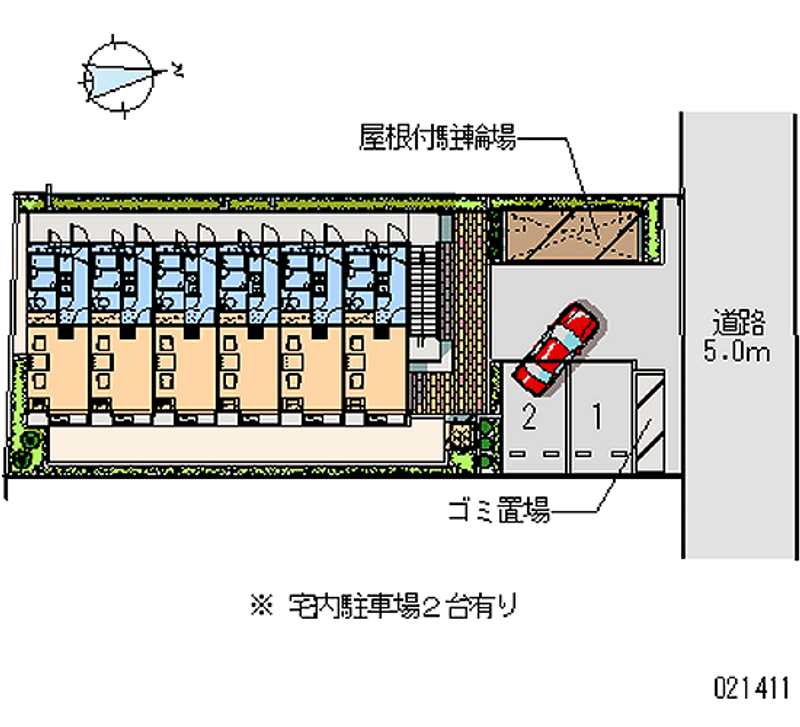 21411 Monthly parking lot