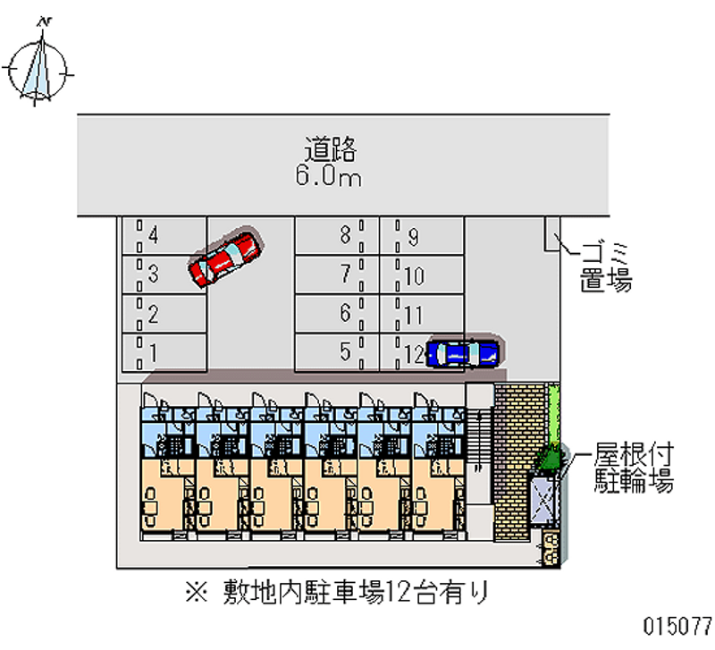 レオパレスコンフォール 月極駐車場