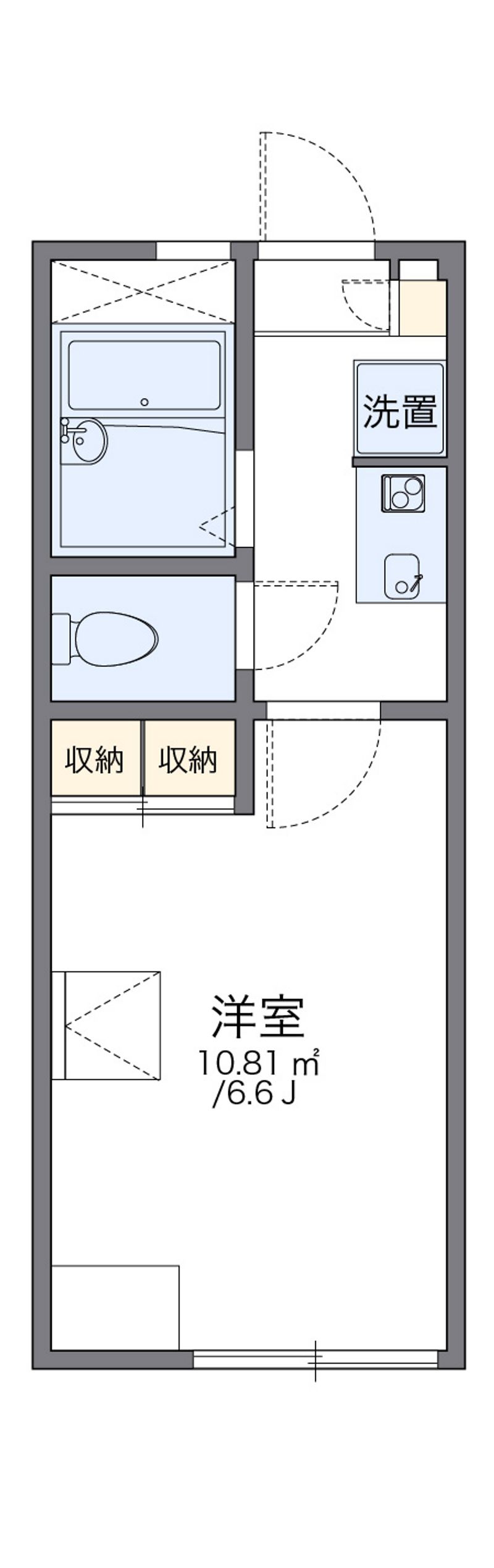 レオパレスＰｕｒｅ　Ａｓａｈｉ 間取図