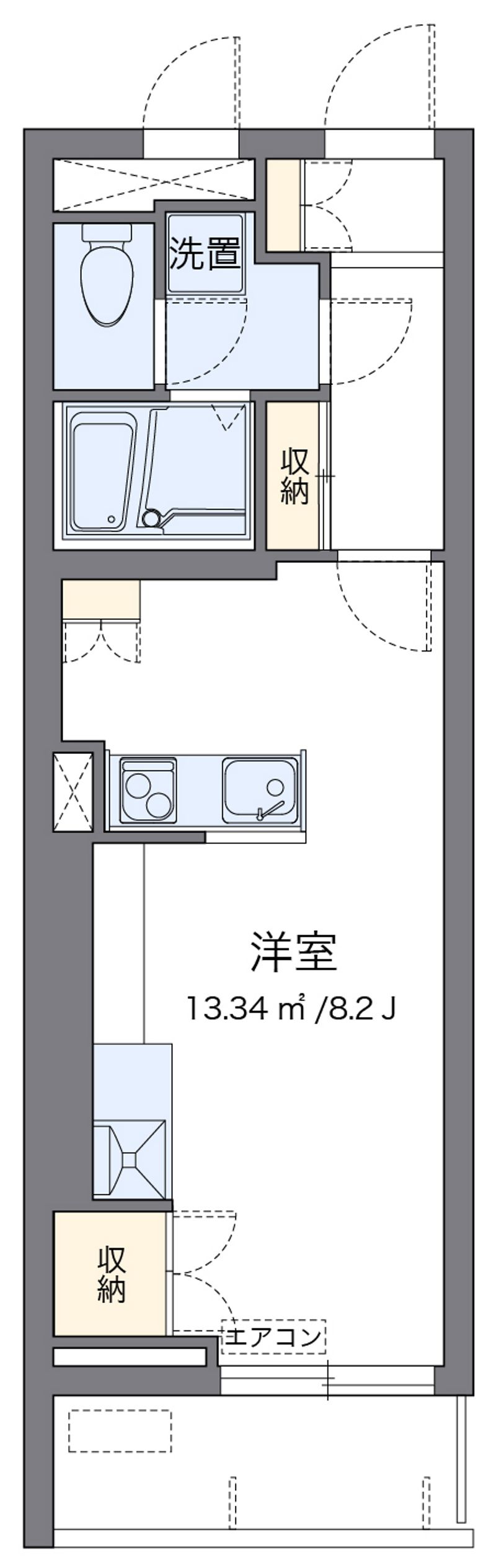 レオネクストアルバーロ原宿 間取図