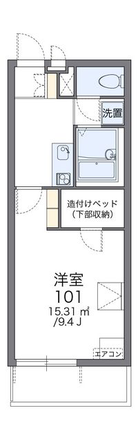 レオパレスＫＡＥＤＥ 間取り図