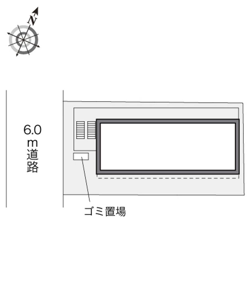 レオパレスＡ＆Ｋ坂下 配置図