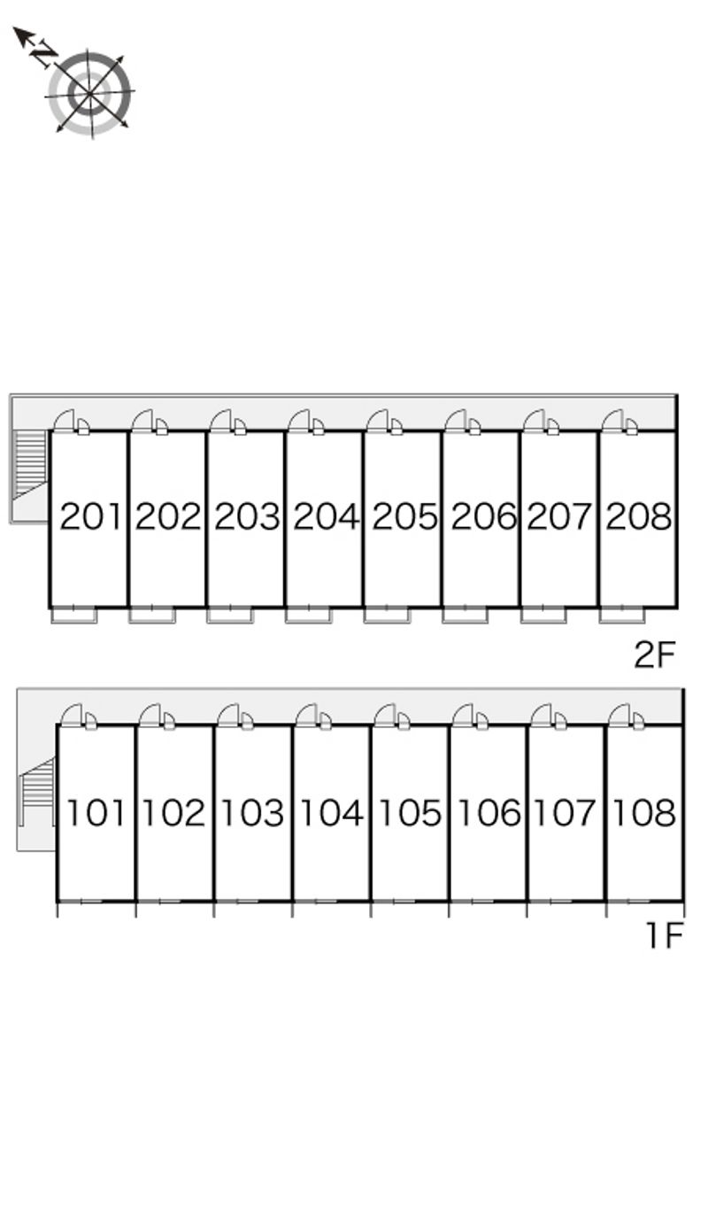レオパレスアルファ 間取配置図