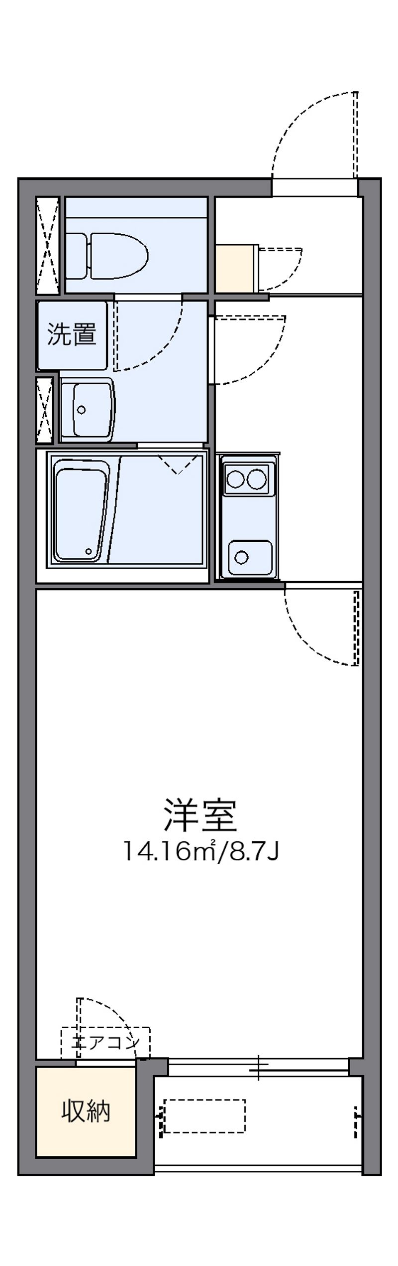 レオネクストブランドール 間取図