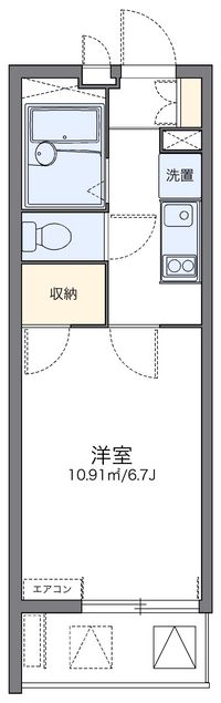 レオパレスオネスト 間取り図