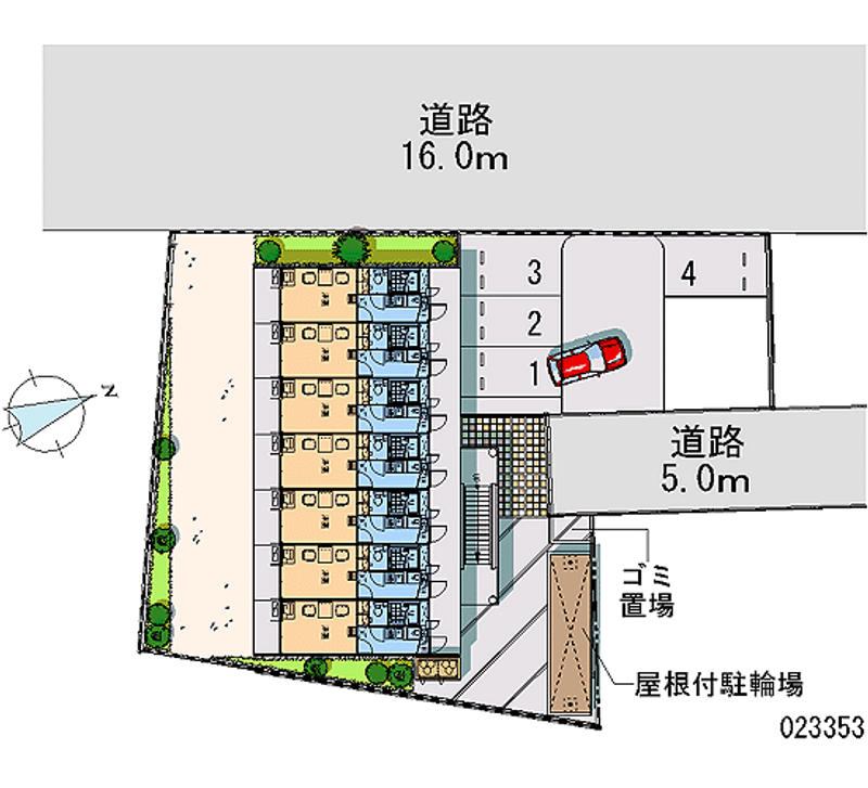 23353月租停車場