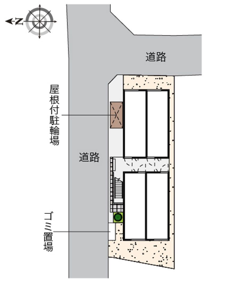 レオパレスプランタンソレイユ 配置図