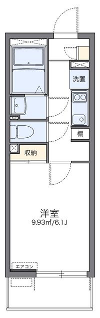 レオネクストラ　メイジュ天神橋 間取り図