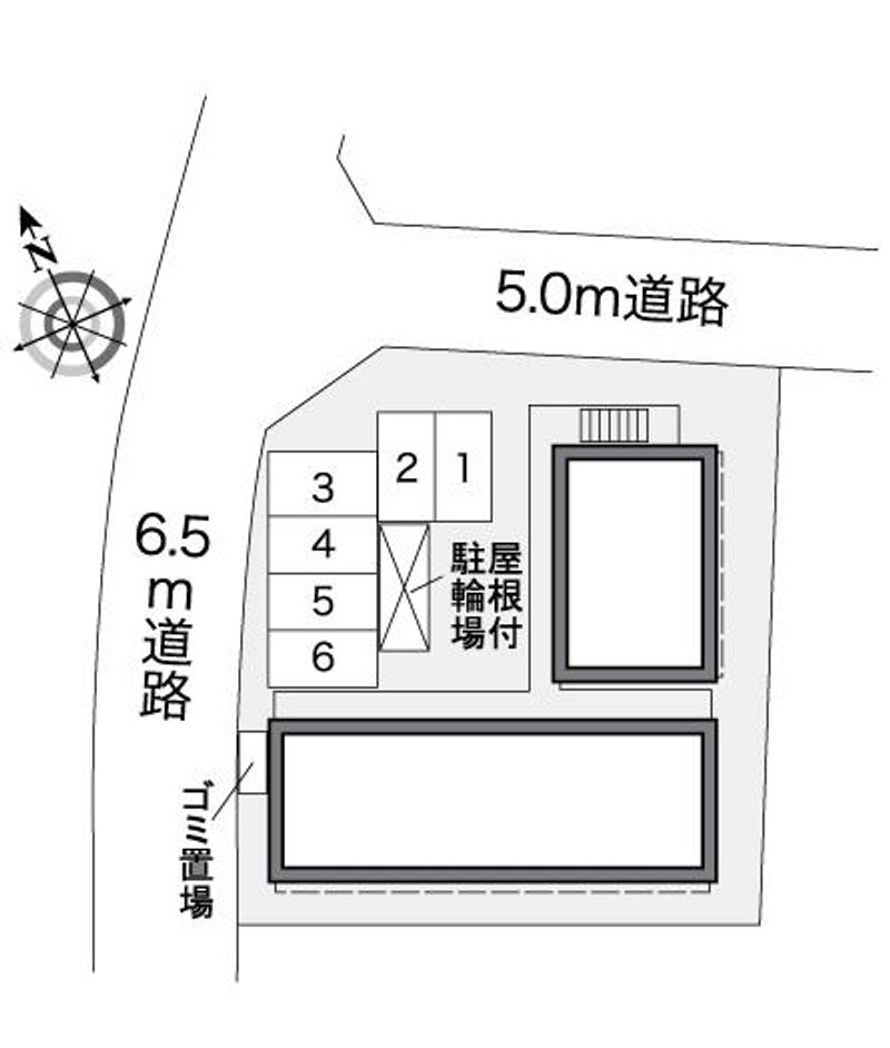 レオパレスウォーターヴィレッジ 配置図