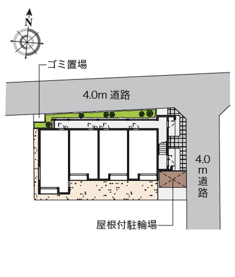 レオネクスト粕谷 配置図