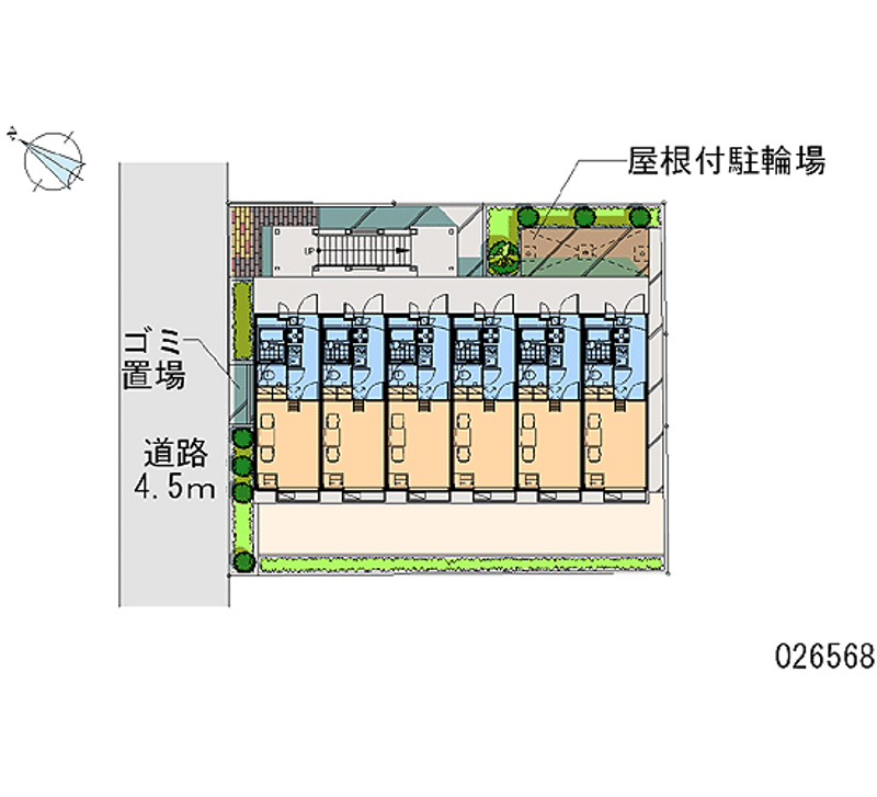 レオパレス小岩 区画図