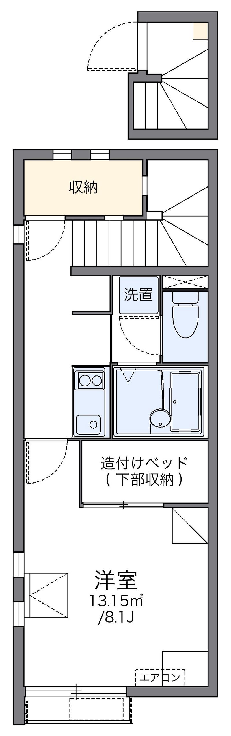 レオネクストサンシード竹下 間取図