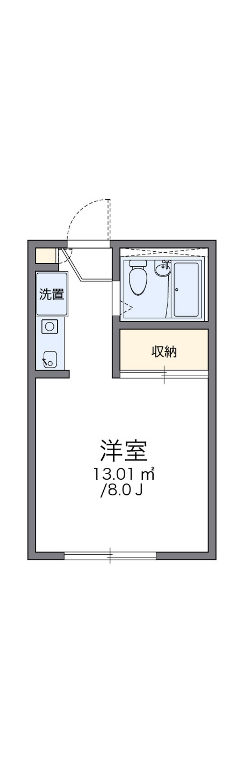 レオパレス湘南バード 間取図