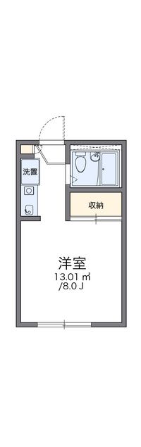 レオパレス湘南バード 間取り図