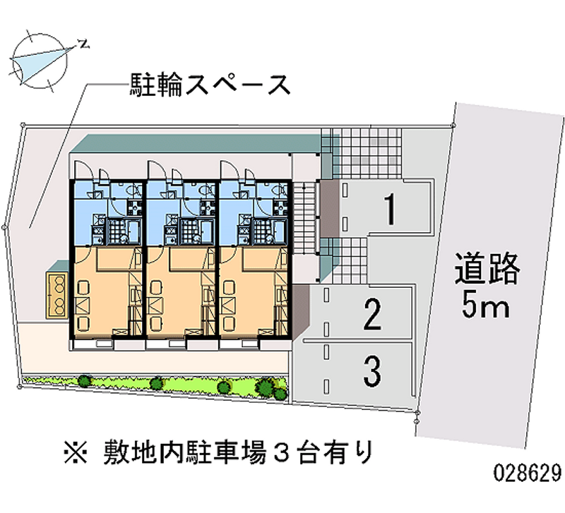 レオパレスＹ　Ｓ　ＯＴＳＵＫＡ 区画図