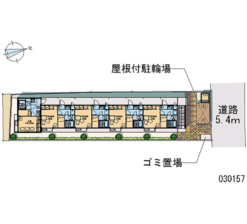 レオパレスＭＯＭＯＹＡＭＡ 区画図