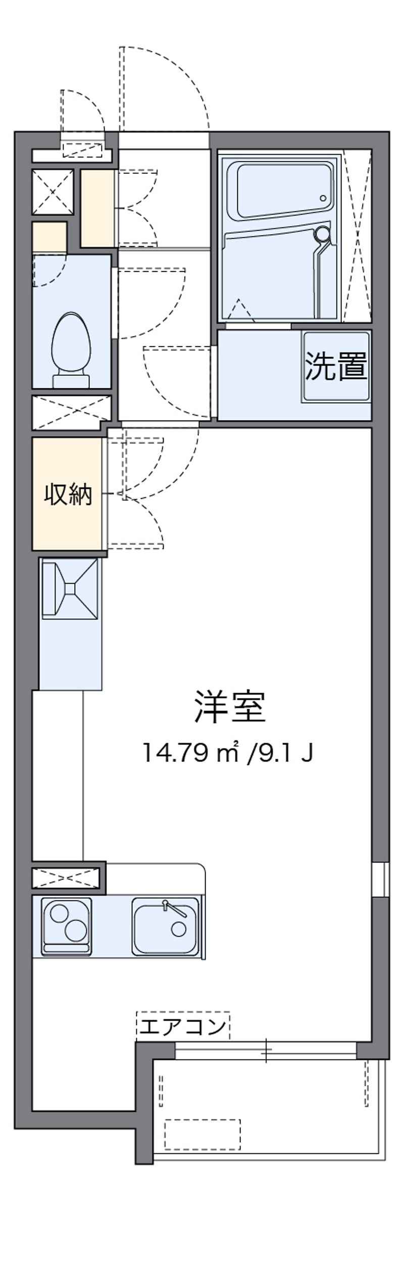 ミランダ西秋井 間取図
