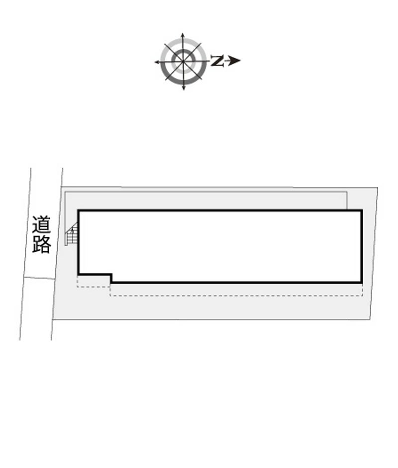 レオパレス東海通第２ 配置図