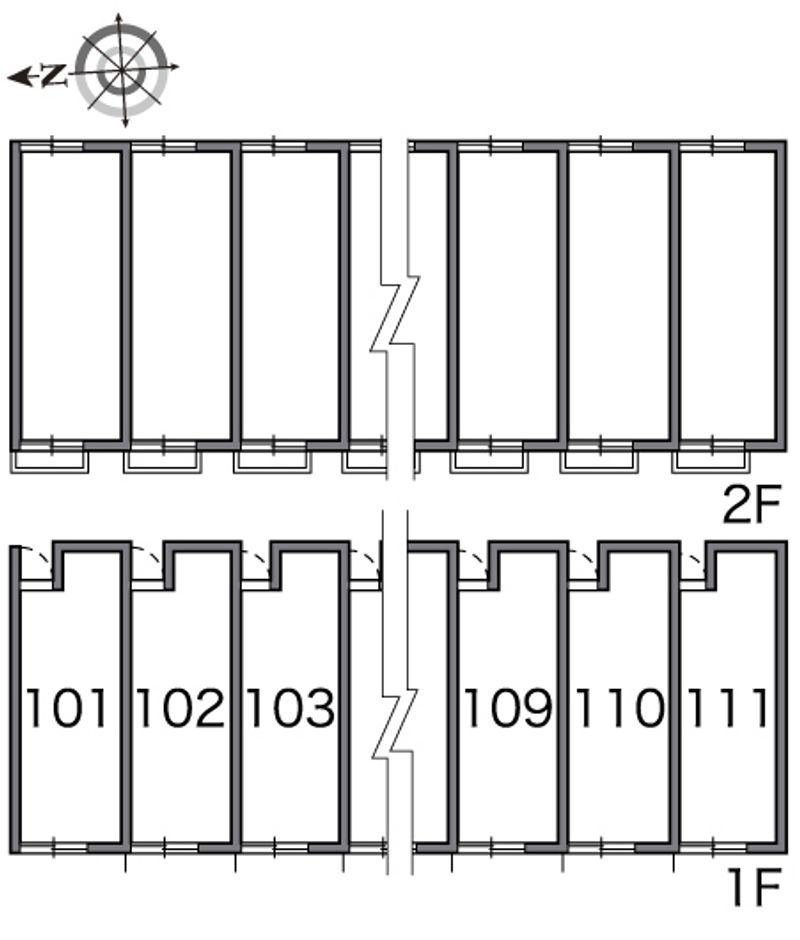 レオネクストオアシス 間取り配置図