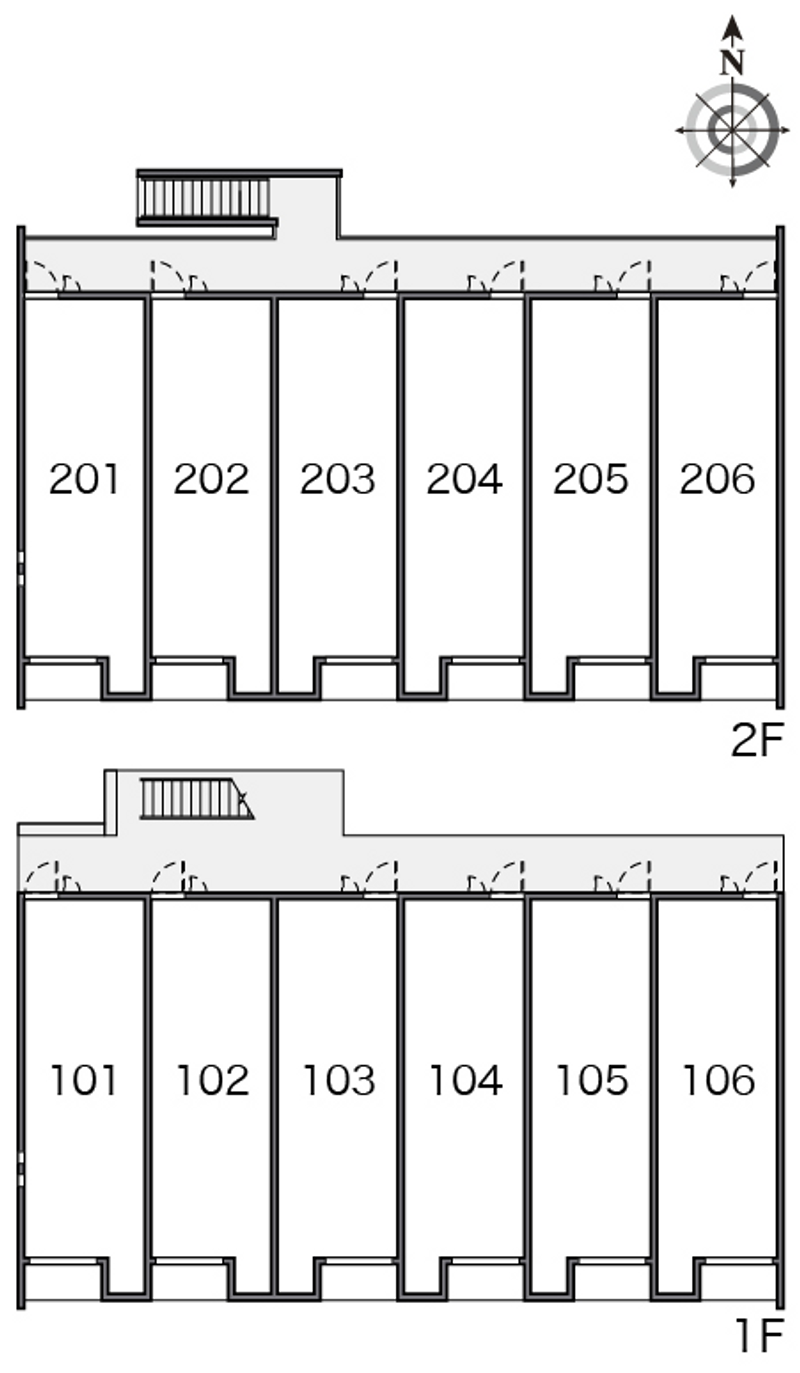 クレイノリラシア 間取り配置図
