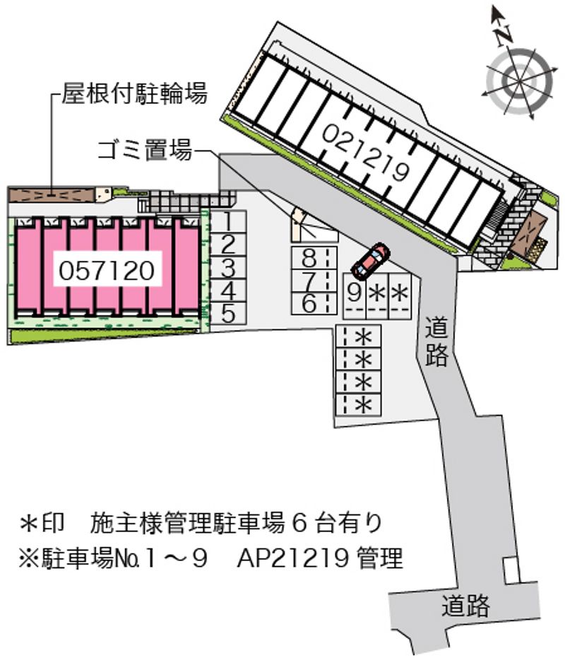 クレイノＭＩＺＵＮＯⅡ 配置図