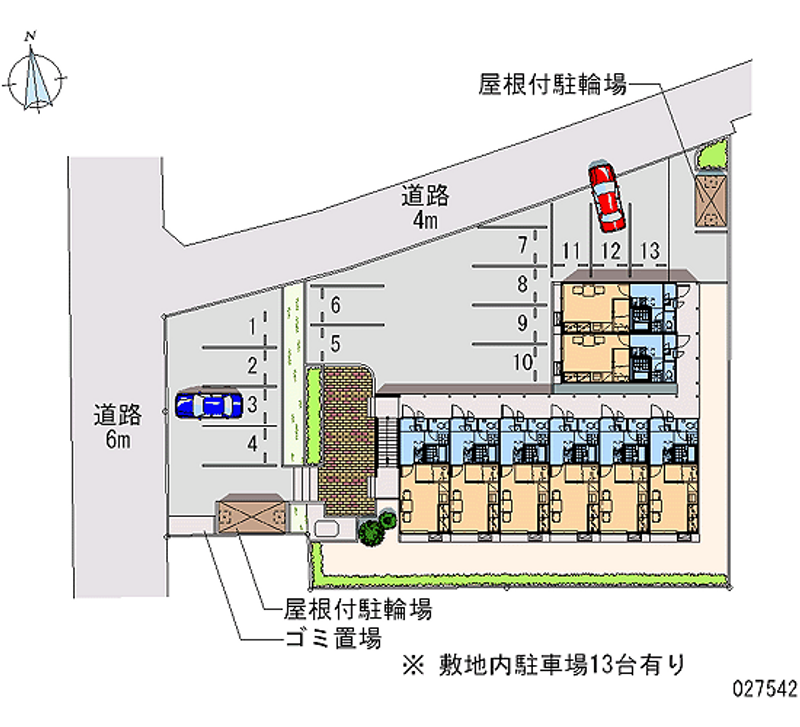 レオパレス堂形 月極駐車場