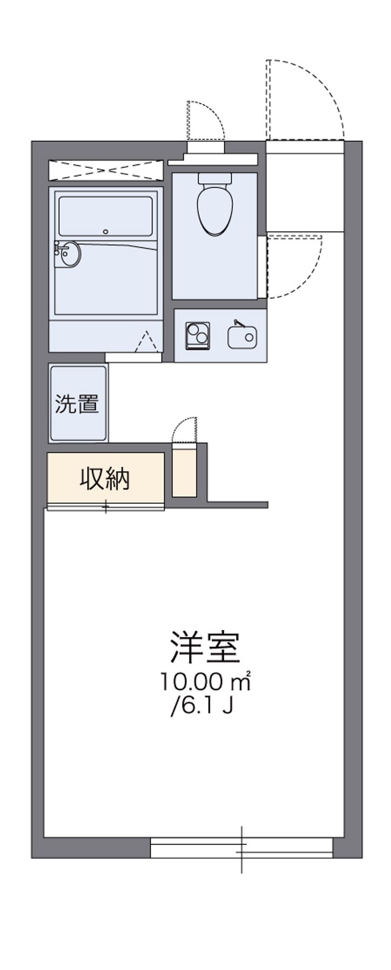 レオパレスサニーハイツ 間取り