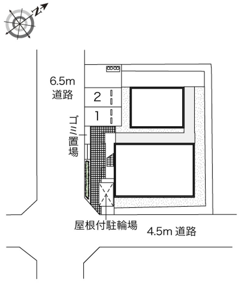 レオパレスハニー　マイヤ 配置図