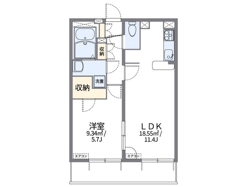レオパレス西日暮里 間取り