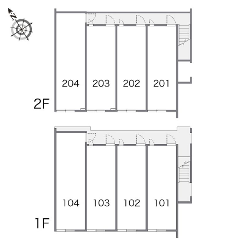 アルク西小山 間取り配置図