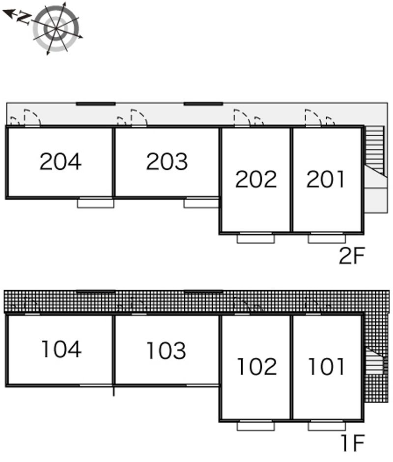 レオパレスｙｕｋｉ 間取配置図