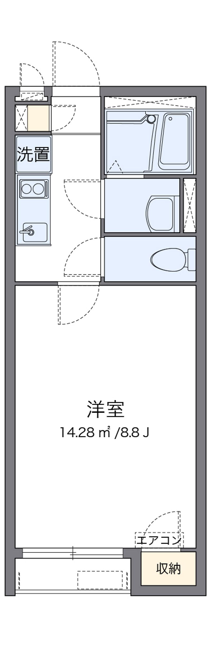 クレイノカサブランカ弐番館 間取図