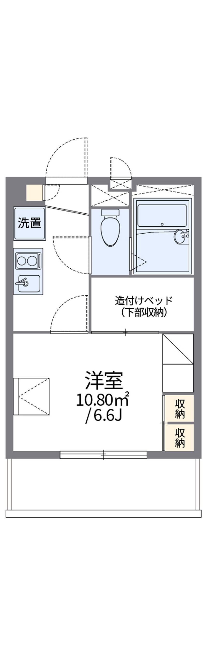 レオパレスＭ　Ｏ 間取図