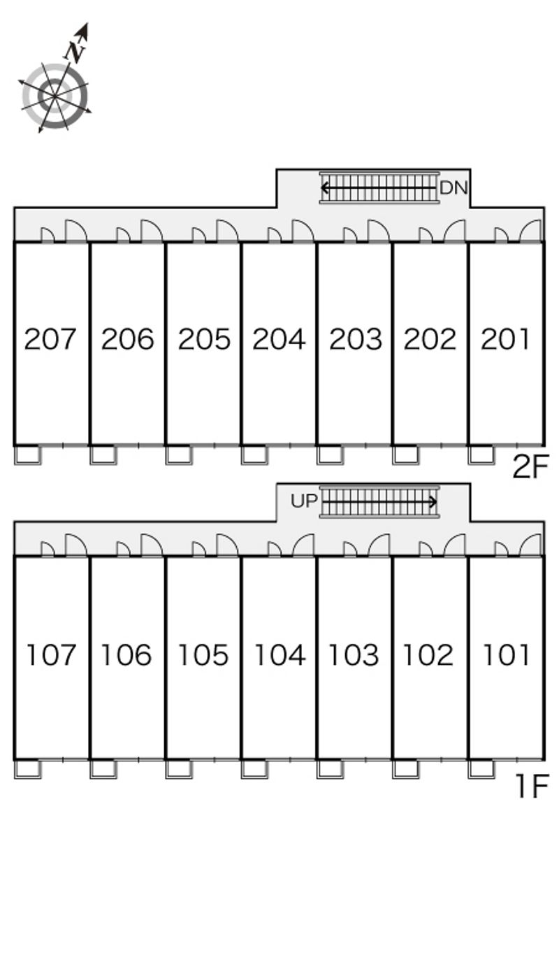 レオパレスｍ２ 間取り配置図