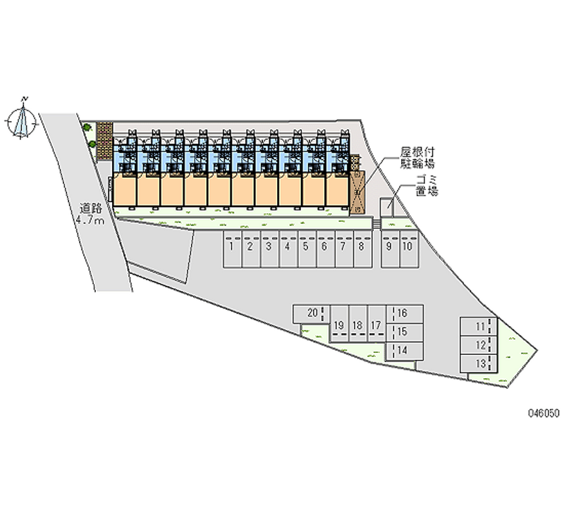 46050 Monthly parking lot