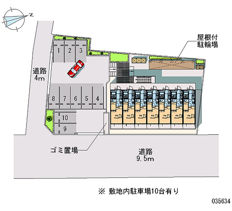 35634 Monthly parking lot