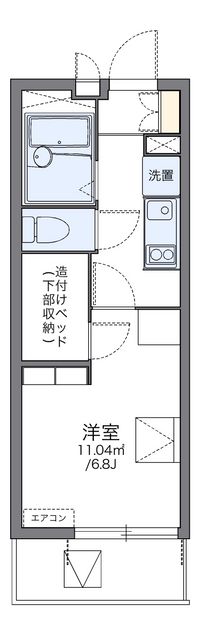 レオパレス廉 間取り図