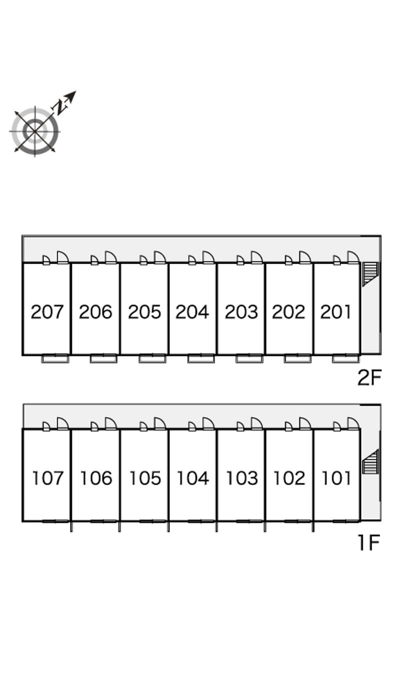 レオパレスＦｉｔ 間取り配置図