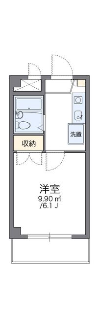 レオパレス住吉 間取図