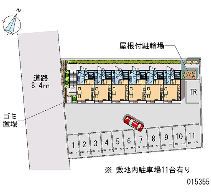 15355 Monthly parking lot